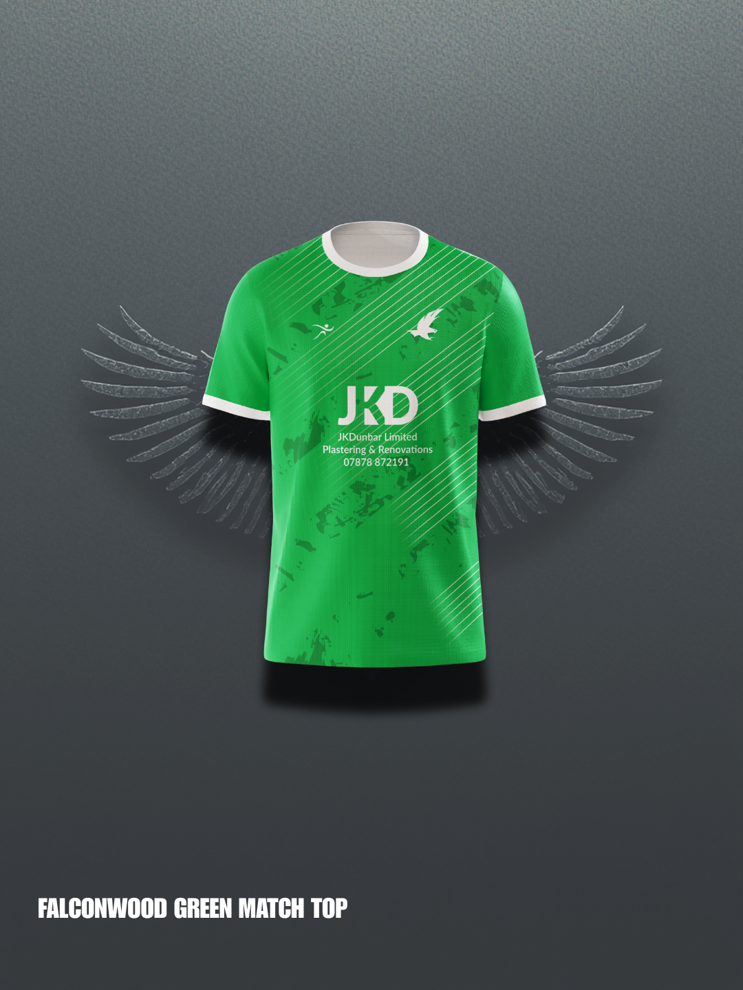 Falconwood FC Green Match Top (2025/26)