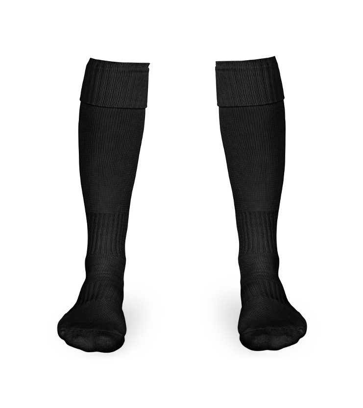 West Allotment Celtic Juniors Black Socks