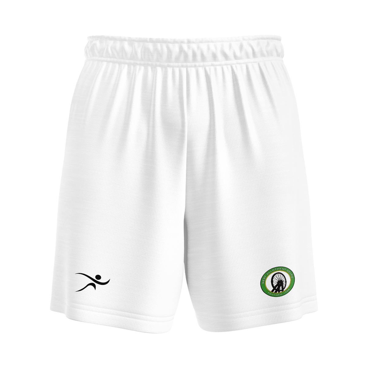 West Allotment Celtic Juniors White Shorts