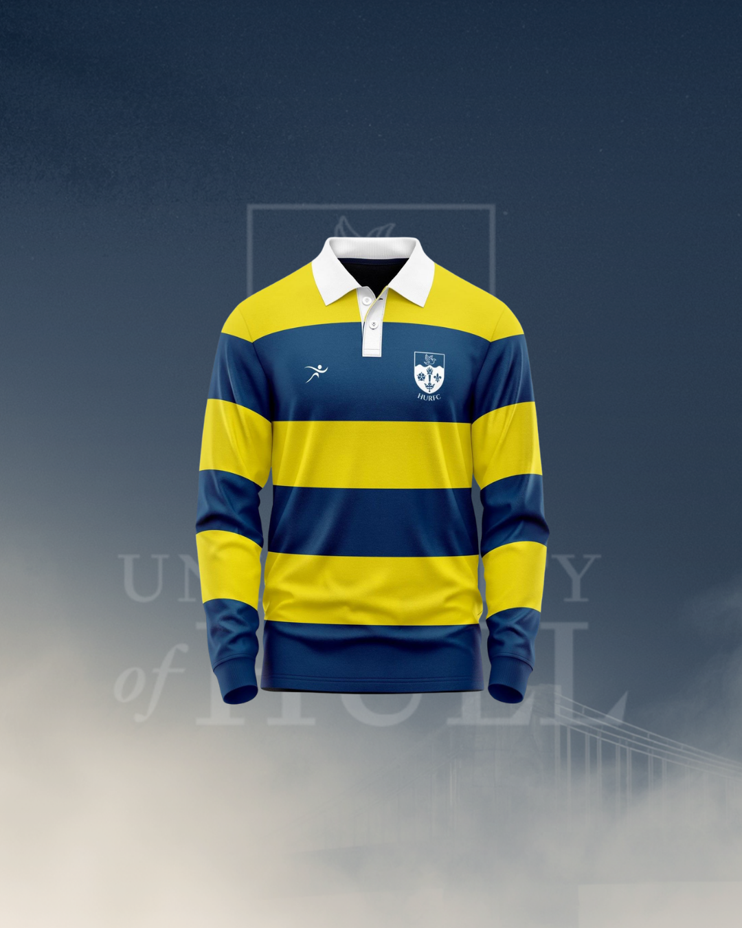Hull University Rugby Union Retro Rugby Jersey