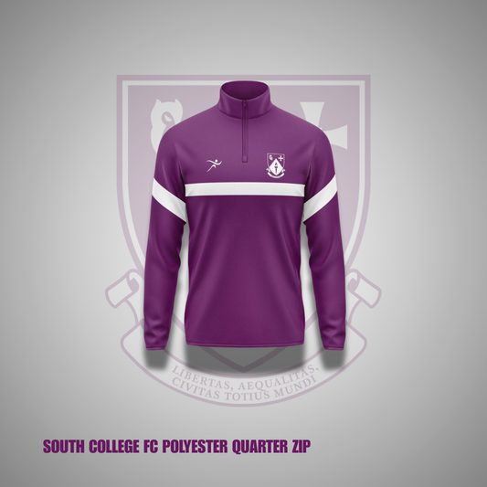 South College FC Polyester Quarter Zip