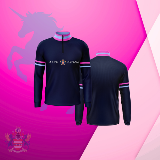 UAL Netball Fleece Quarter Zip