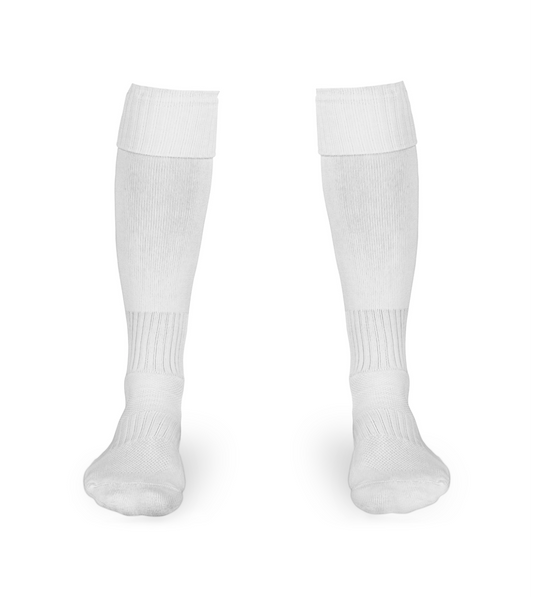 West Allotment Celtic Juniors White Socks